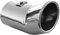 Auspuffblende Endrohr Endstuck Auspuff Blende Schalldampf Sportauspuff Universell Schalldampf Sport Tuning Optik Edelstahl Oval von 60mm bis 87mm