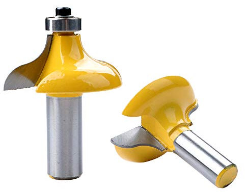2 Pcs 1/2 Shank Entry Door for Long Tenons Router Bit Set Woodworking Cutter Woodworking Bits Milling Cutter Woodworking Tool