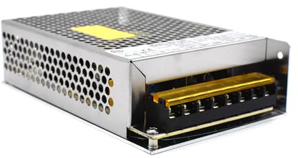 Arcity Fuente de alimentación de conmutación de salida de 5 V, 12 V, 24 V, ajustable para videojuegos, consola, cóctel, CCTV, computadora, bricolaje, horizontal (5 V/3 A, 12 V/10 A, 24 V/4 A)