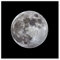 Vollmond Poster von MonarchC 50 x 50 cm Grau Wandbilder Wanddeko