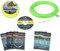 Maimumcatch Bestpreis Fliegenfischen Schnur, Schwimmende Fliegenschnur&Fliegenschnur Combo mit Backing Vorfach und Tippet (1F/2F/3F/4F/5F/6F/7F/8F/9F/10F) (Hellgrün Schnur Combo, WF5F)