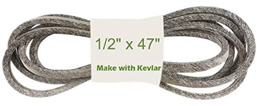Courroie de tondeuse 1,27 cm x 119,4 cm fabriquée en Kevlar compatible avec Toro 110-5049, 7-3888C, 82-4110