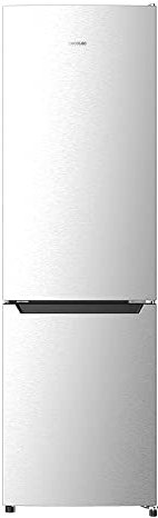 Cecotec Frigorifero Combinato Doppia Porta Bolero CoolMarket Combi 250 Inox D, 250L, Alto 181cm, Lungo 55cm, Basso consumo, Sistema Multi Air Flow, Compressore Inverter Plus, No frost e 2 Cassetti