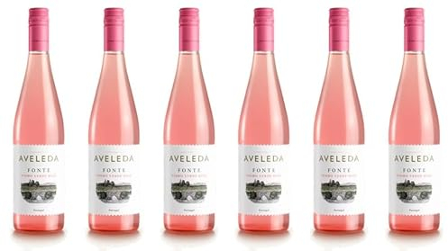 6x 0,75l - Quinta de Aveleda - Fonte Rosé - Vinho Verde D.O.P. - Portugal - Rosé-Wein trocken