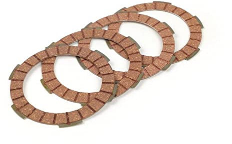 BGM Kupplungsbeläge Superstrong Racing Red 4-Scheiben kompatibel für Vespa Smallframe, PK 50 XL2, PK 50 HP, PK 50 N, V5N1T, V5N2T, V5X3T