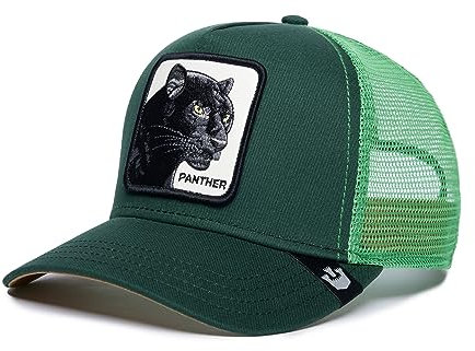 Goorin Bros. Trucker Hat Herren - Mesh Baseball Snapback Cap - The Farm, Smaragd (der Panther), Einheitsgröße