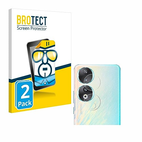 BROTECT Schutzfolie für Honor 90 | (NUR Kameraschutz) 2 Stück Transparenter Displayschutz Made in Germany Klare Displayschutz-Folie Clear Einfache Montage