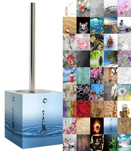 Sanilo WC Bürste, viele schöne Klobürsten zur Auswahl, hochwertige Qualität, Elegantes Design (Tropfen)