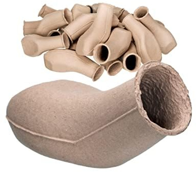 50 x Easy Care Solutions Disposable Male Urine Urinal Bottle | Cardboard Pulp Maceraterable Bottle | Pack of 50 Bottles