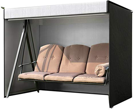 Fvoagaou Garten Schaukel Abdeckung 3 Sitzer Schaukel HäNge Matten Abdeckung AußEn Garten Patio BeschüTzer Sonnen Schutz wasserdichte Stuhl Abdeckung