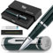 Wordsworth and Black Rollerball Pen - Luxury Pen - Chrome Finish, Green Lacquer, Ink Refill, Refillable Gift for Men & Women, Professional Writing, Nice and Fancy Pens and for Work