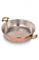 Copper Noble Serving Pan with Handle, 16 Inch, 22 Cm, Silver Plated
