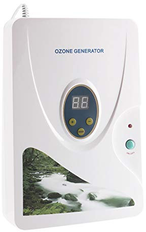 600 Mg/h Ozongenerator, Luftreiniger, Rad-Timer, Luftreiniger, Tragbar für Obst, Gemüse, Fleisch, Küche, Wäscherei, Badezimmer, Schrank, Kühlschrank, Aquarium, Garten
