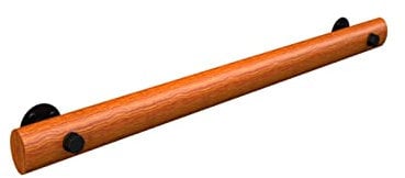 Armlehne Treppenhandlauf-Komplettset, rutschfeste Holzhandläufe, Treppengeländer mit schmiedeeisernen Halterungen, Wandmontage, für Zuhause, Innenbereich, Lofts (11 Fuß/330 cm)