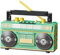 Vintage Radio Bausteine Bausatz, Klassischer Musikplayer Klemmbausteine, 719 PCS DIY STEM Radio Modell Spielzeug für Erwachsene, Teenager ab 6 Jahren