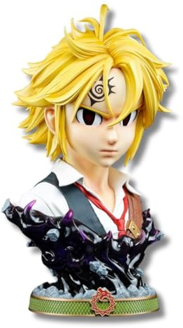 Plastoy Seven Deadly Sins Büste 1/1 Meliodas - Limitierte Auflage von 200 Exemplaren - Echtheitszertifikat - Harz - 36 x 37 x 62 cm