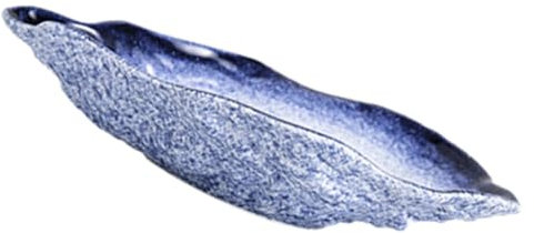 HOLIDYOYO Assiette En Porcelaine Irrégulière 19 Cm Bleu Neige Plateau Alimentaire Service Fruits Et Desserts Usage Quotidien