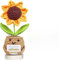 Positive Sunflower Crochet Doll with Card - Inspirational Gift for Women with You're Awesome Message - Motivational Gifts for Sister, Teacher - Appreciation, Encouragement Gift, Friend Gift