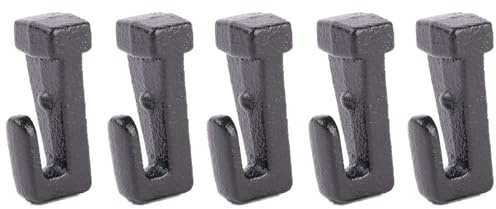 SOFT-RAIL® 5 St. Gleithaken, Schwarz Feinstruktur