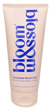 Bloom and Blossom | Mission Moisture, Nourishing body cream. Natural Body Lotion for Dry & Sensitive Skin – Hydrating Shea Butter & Almond Oil – Non-Greasy, Eczema-Prone Friendly. 200ml.