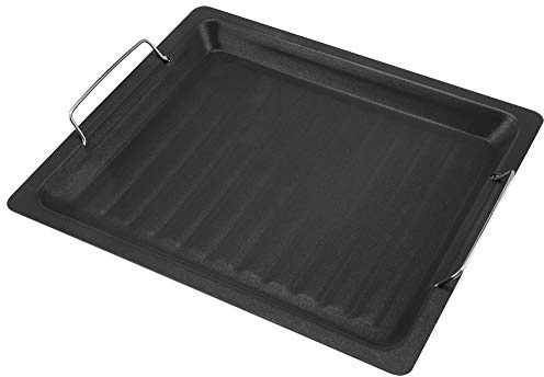 flexman Non Stick Grill Topper, Heavy Duty Stainless Steel Grill Pan with Handles, Barbecue Pan Frying Pot Grilling Plate for BBQ, Picnics, Outdoor Activities