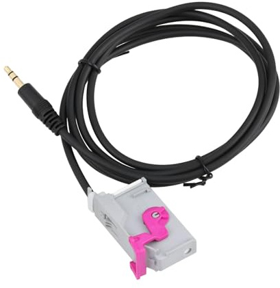 EMSea Adaptateur de Câble AUX Jack 3,5 Mm pour Voiture 1,5 M Compatible avec Audi A2 A3 A4 A6 A8 TT Et R8 avec Système de Navigation RNS-E Plus.