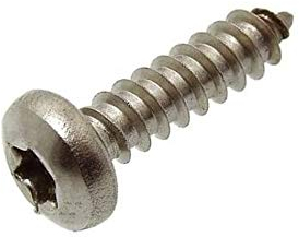 NORDEC 100 Stk. Linsenkopf-Blechschrauben 4,2x16 mm Edelstahl rostfrei V2A - A2 TX/Innenvielzahn