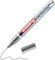 edding 780 gloss paint marker - silver - 1 paint marker - extra-fine round nib 0.8 mm - paint pen for glass, pebbles, wood, plastic, paper - waterproof, high coverage