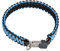 HS SPRENGER Blau Fallschirmspringer Halskette Schlossverschluss 60cm 23,5 Zoll schwarz blau reflektierend 0,15kg