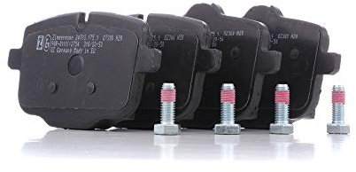 ZIMMERMANN 24703.175.1 Series Rear Brake Pad Set 4 Plates Microphone Shock Mount