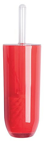 Excelsa Linea Bagno WC-Garnitur Ø10,5x34cm in rot, Polystyrol, 10.5 x 10.5 x 35 cm