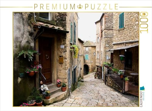 CALVENDO Puzzle Gasse in Casale Marittimo | 1000 Teile Lege-Größe 64 x 48 cm Foto-Puzzle für glückliche Stunden