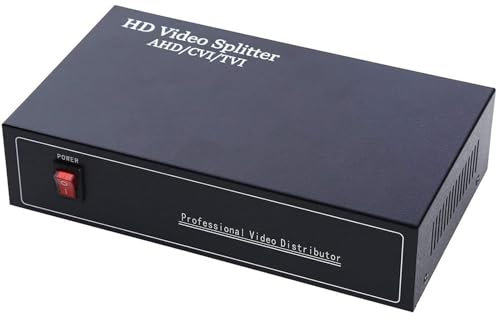 UHPPOTE BNC Koaxial HD 4 Im 8 Aus Häfen AHD/CVI/TVI Video Verteiler Verstärker Verteiler Splitter