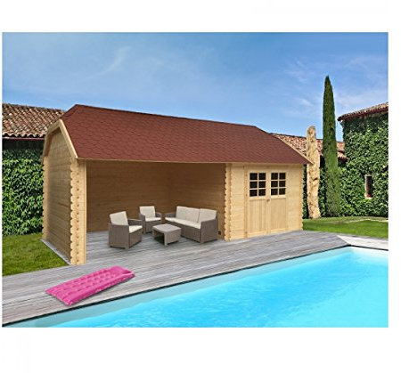 SOLID SUPERIA Abri de Jardin York Bois 298 x 298 x 309 cm S8509