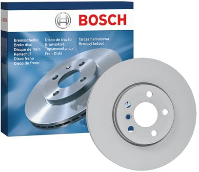Bosch BD2414 Brake Disc - 307 mm - Front Axle - 1 Single Disc | Vented High-Carbon Disc - ECE-R90 Certified - Great Cooling and Noise Suppression, Advanced Corrosion protected
