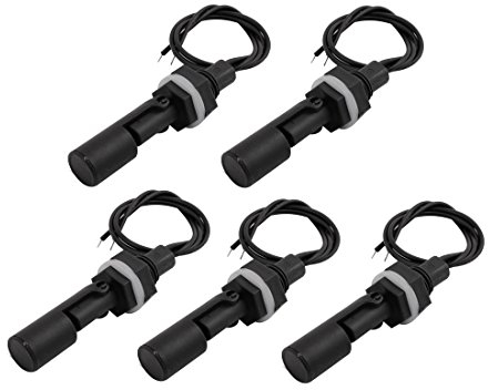 sourcing map 5Pcs DC0-110V 0.5A Tank Pool Wasserstand Flüssigkeitssensor Seitenmontage Schwimmerschalter