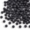 NBEADS 1 Box 150-160 Stück 8 mm Natürliche Schwarz Lava Perlen, Rock Edelstein Runde Lose Perlen Stone Heilkraft Für DIY Armband Halskette Schmuckherstellung