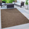 Paco Home Outdoor Teppich Flachgewebe Sisaloptik Modern Einfarbig meliert wetterfest & pflegeleicht Küchenteppich Ideal für Terrasse Balkon Garten, Grösse:150 cm Quadrat, Farbe:Taupe