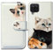 Bcov Galaxy A12 Case, Cute Brown Cat Leather Flip Phone Case Wallet Cover with Card Slot Holder Kickstand For Samsung Galaxy A12 2021