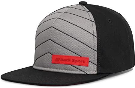 Audi 3132102300 Basecap Snapback Cap Mütze Kappe, schwarz/grau