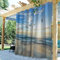 2022 Das Neue 2 Stück Outdoor Vorhang Wetterfest 132x275cm Atemberaubender Meerblick 3D gedruckt Outdoor Verdunkelungsvorhänge mit Ösen Wasserdicht Sichtschutz Sonnenschutz für Balkon Terrasse Veranda