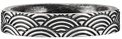cai Herren Ring 925/- Sterling Silber Matt Silbergrau 132270755