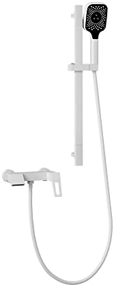 Klobvtt Duschsystem-Set, 3 Sprühmodi, Hochdruck-Duschköpfe, Duschstange, Duschstange, Duschschlauch und Duschkopfhalter-Set, für Erwachsene, Kinder, Haustiere, Zuhause und Fitnessstudio, Badezimmer