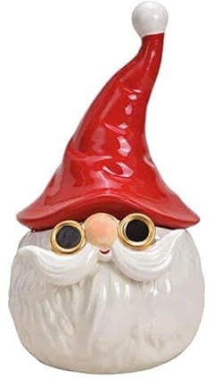 Gravuren Feller Keksdose Cooler Nikolaus, Plätzchendose, Keramikdose Santa