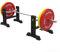 Hantel Ständer hantelscheibenhalter Gewicht ablage 1 Paar Langhantel Rack, Fitness Gewicht Squat Rack Für Home Gym Und Weight Lifting Gym, Schwarz, Höhenverstellbar Und Mit Rutschfestem Fußschutz
