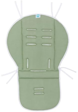Fillikid Wendeauflage Muslin 48x74 cm Exklusiv | Baby Sitzeinlage 100% Baumwolle waschbar | Universal Kinderwagen Einlage für Buggy Kinderwagen Sportwagen | Schonauflage Atmungsaktiv