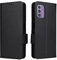 WBWONE Cover a Libro per Nokia G42 Case, Flip Caso in PU Pelle Premium Portafoglio Custodia,Supporto Stand,Chiusura Magnetica. Nero