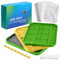 Wet Palette,Everlasting pour Peinture Miniature et Acrylique Approuvée par Les Peintres Pros,Palette Humide avec Couvercle avec 40 Pièces de Papier de Palette, 2 Pièces D'éponge,6 Palettes Blister