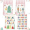 4 Stück rosa Weihnachten Nussknacker Baum Küchentücher Ballett Weihnachten Handtücher Xmas Pink Soldat Prinz Maus Geschenk Winter Urlaub Küche Dekor Bauernhaus Geschirrtücher für Küche Urlaub Xmas