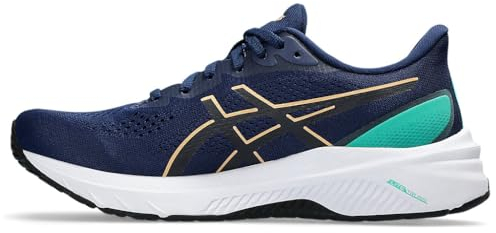 ASICS Damen GT-1000 12 Sneaker, Blue Expanse/Champagne, 38 EU